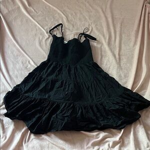 Steve Madden Black Tiered Dress